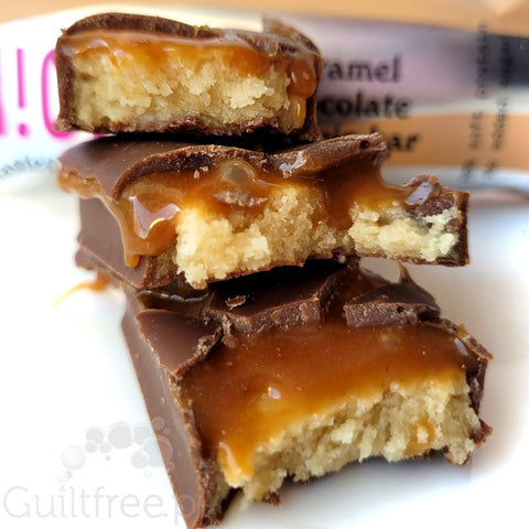N!ck's Nicks Caramel Chocolate Protein Bar 190 kcal - no added sugar, gluten & palm oil free keto protein bar