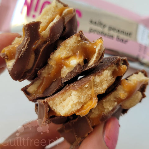 N!ck's Nicks Salty Peanut Protein Bar 203 kcal - no added sugar, gluten & palm oil free keto protein bar