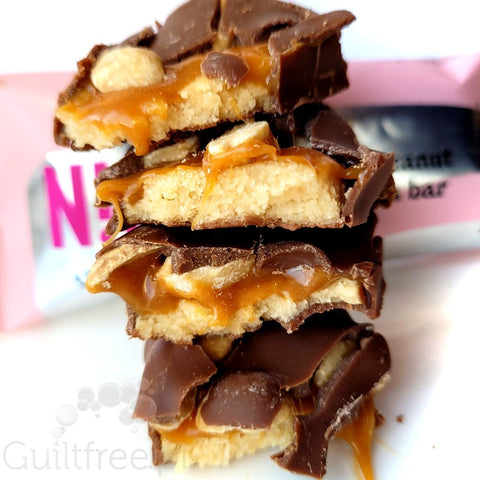 N!ck's Nicks Salty Peanut Protein Bar 203 kcal - no added sugar, gluten & palm oil free keto protein bar