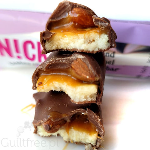 N!ck's Nicks Almond Caramel Bar 201 kcal- no added sugar, gluten & palm oil free keto protein bar