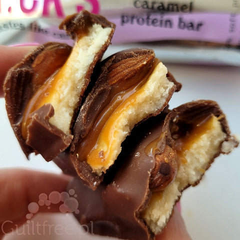 N!ck's Nicks Almond Caramel Bar 201 kcal- no added sugar, gluten & palm oil free keto protein bar