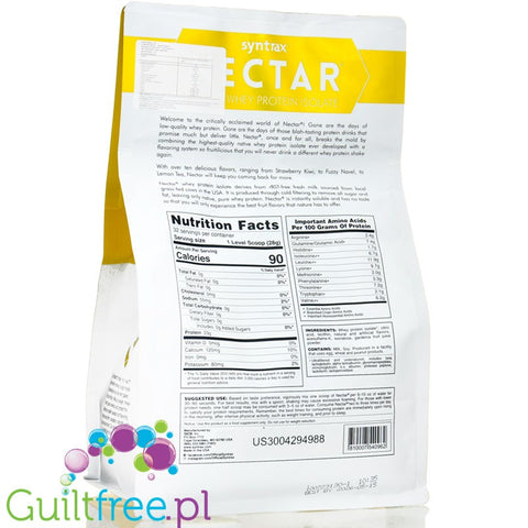 Syntrax Nectar Roadside Lemonade 907g Juice Flavored Whey Protein Isolate