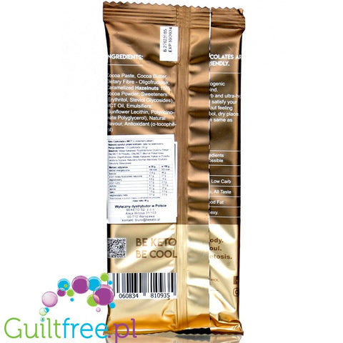 BeKeto™ keto chocolate with hazelnuts & MCT