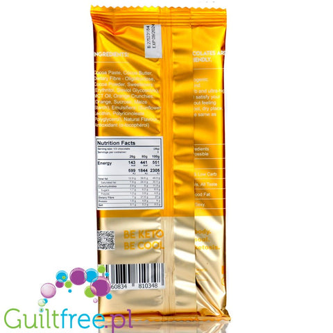 BeKeto™ keto chocolate with orange & MCT