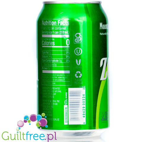 Mountain Zevia - 100% natural lemonade without calories with stevia