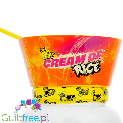 Chaos Crew Cream of Rice Vanilla 1,8kg - kleik ryżowy bez cukru, regeneracyjny posiłek treningowy, Wanilia