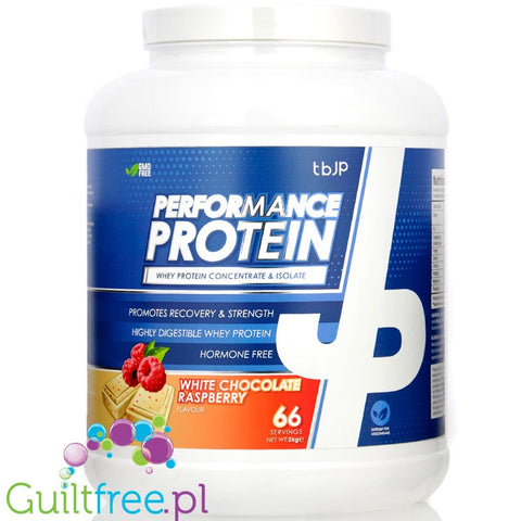 TBJP Performance Protein Whey & Isolate White Chokolate Raspberry 2kg