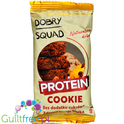 Dobry Squad Protein Cookie - bezglutenowe ciastko proteinowe o smaku ciasteczkowym