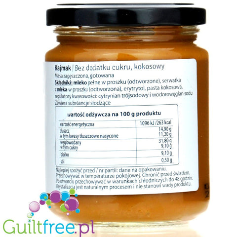 Polder Dulce de Leche Coconut spread without added sugar with erythritol