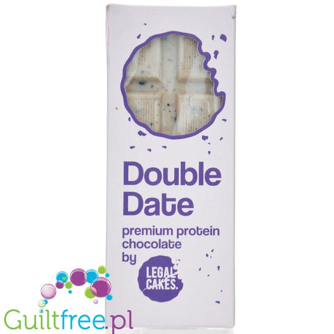 Legal Cakes Double Date Premium Protein - czekolada truskawkowo - jagodowa z liofilizowanymi truskawkami i jagodami