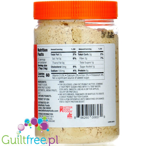 BetterBody Foods PB Fit Peanut Butter Powder -13 oz