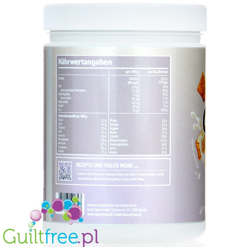 Rocka Nutrition NO WHEY Milky Cinnamon 300g - wegańska odżywka białkowa o smaku śmietankowo-cynamonowym