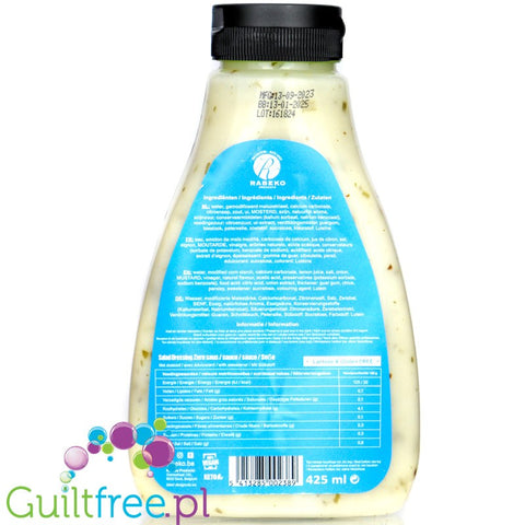 Rabeko Salad Dressing Zero - klasyczny niskokaloryczny dressing sałatkowy 30 kcal