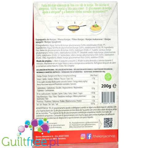 Konjac Shop Espaguetis 7kcal 200g