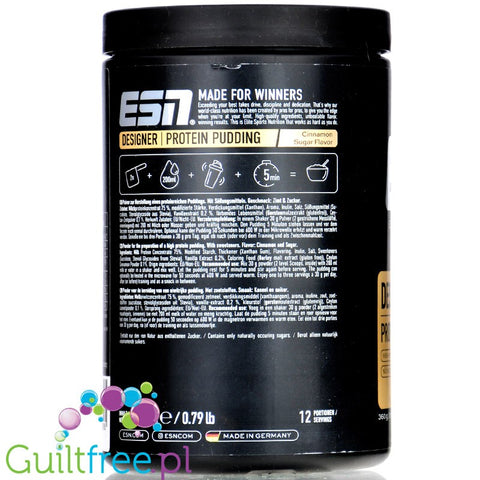 Esn Protein Pudding Cinnamon Sugar 360g