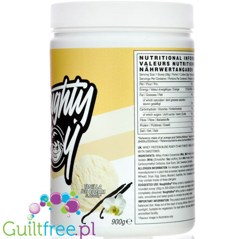 Naughty Boy Whey Acvanced Protein Vanilla Ice Cream 900g