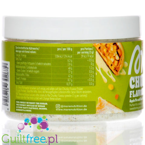 More Nutrition Chunky Flavor Apple Pie with Vanilla Sauce 150g