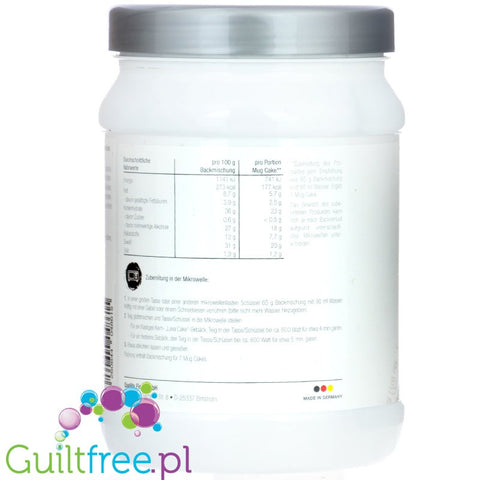 More Protein Mug Cake Ultra Dark Chocolate 20g proteini per bowl 455g