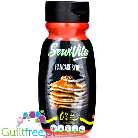 ServiVita Pancake Salsa - gęsty sos bez cukru i bez tłuszczu, smak syropu klonowego, 4kcal
