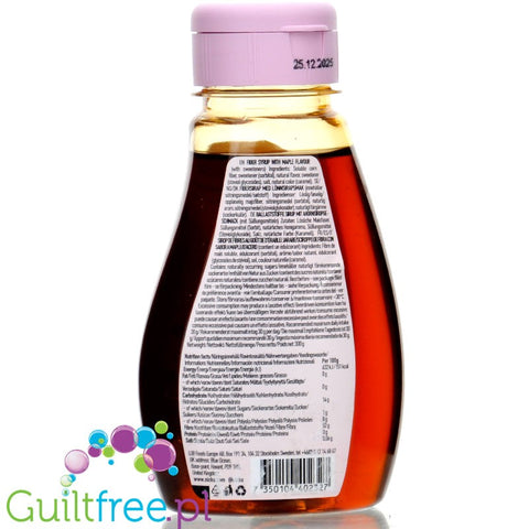 N!CK'S Nicks Maple Fiber Sirup - vegan sugar-free fiber syrup with stevia in maple flavor