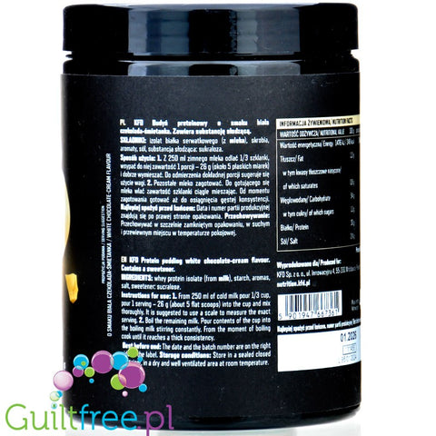 KFD protein pudding White Chocolate & Sweet Cream
