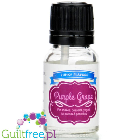 Funky Flavors Basic Purple Grape 10ml - aromat ciemnych winogron bez cukru i słodzików