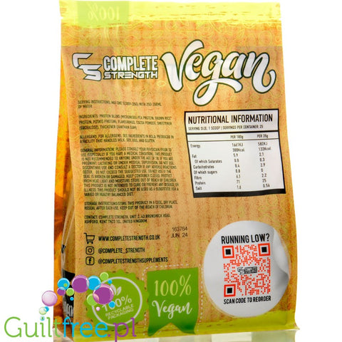 Complete Strength Vegan Protein Salted Caramel 900g