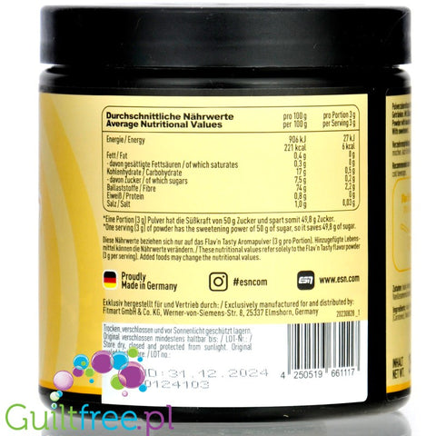 ESN Flav'N'Tasty Vanilla 250g powdered food flavor