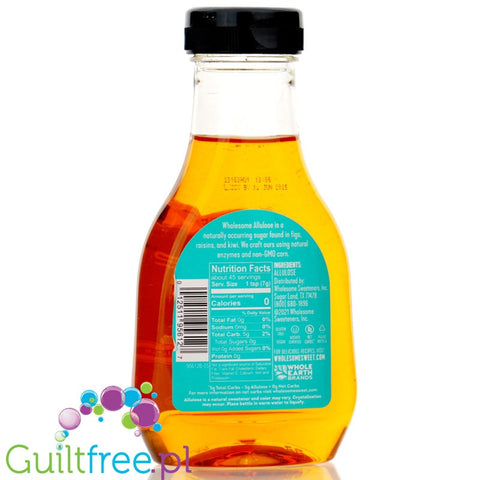 Wholesome Allulose 326g sweetener - syrop słodzący 100% alluloza