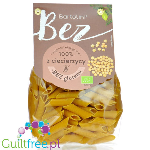 Bartolini BIO makaron z ciecierzycy 100%, penne, bezglutenowy, wysokobiałkowy