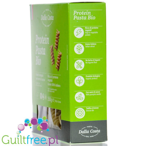 Dalla Costa BIO Protein Pasta, semolina with pumpkin, gimlets, gluten-free, high-protein