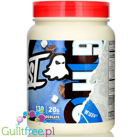 Ghost High Protein Hot Cacao Mix, Milk Chocolate - proteinowa czekolada do picia z piankami marshmallow, 20g białka & 130kcal