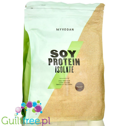 MyProtein Vegan Soy Protein Isolate Coconut 1kg - wegańska odżywka białkowa, izolat białka sojowego