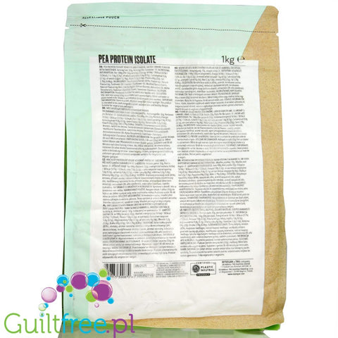 MyProtein Vegan Pea Protein Isolate Salted Caramel 1kg -  izolat białka grochu o smaku Solonego Karmelu, zero cukru