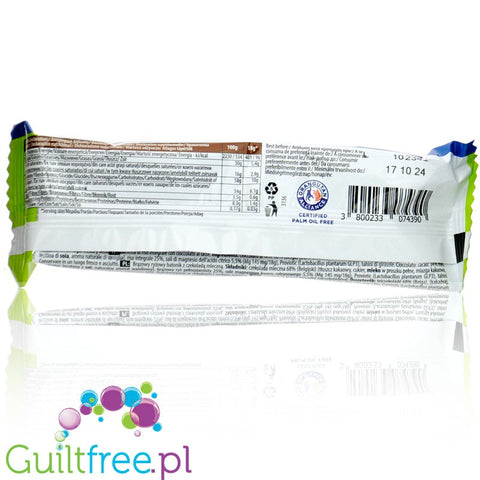 RiceUP Brown Rice Bar Milk Chocolate 96kcal - baton ryżowy, Mleczna Czekolada