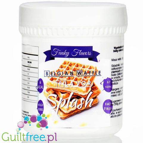 Funky Flavors Splash Waffle - low carb, fat free powdered food flavoring