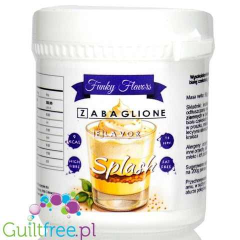 Funky Flavors Splash Zabaglione - low carb, fat free powdered food flavoring