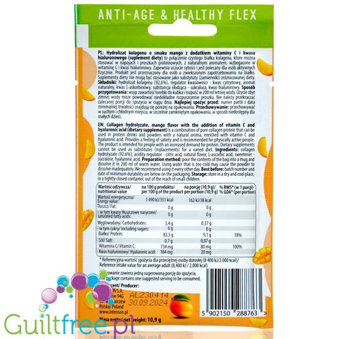 Intenson Collagen with Hyaluron Mango 10,9g sachet