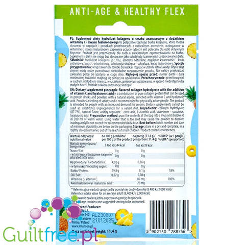 Intenson Collagen with Hyaluron Pineapple 11,4g sachet