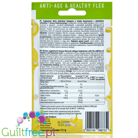 Intenson Collagen with Hyaluron Banana 11,1g sachet