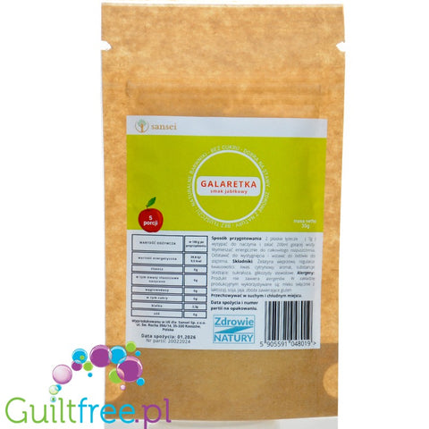 Sensei Apple Jelly 35 g - sugar-free jelly with apple flavor