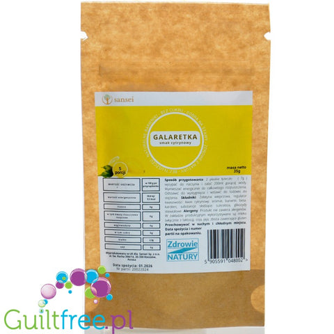 Sensei Lemon Jelly 35 g - sugar-free jelly with lemon flavor
