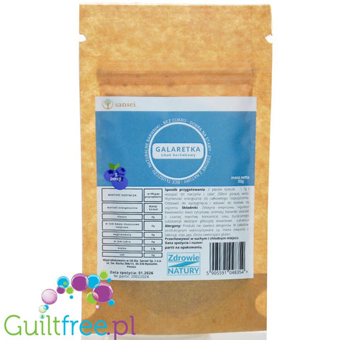 Sensei Blueberry Jelly 35 g - sugar-free jelly with blueberry flavor