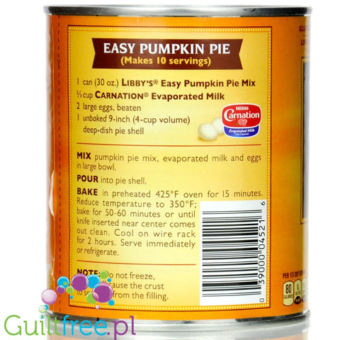 Libby's Canned Pumpkin Pie Mix - canned ready tu use pie filling