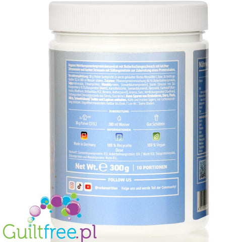 Rocka Nutrition NO WHEY Birthday Cake 300g