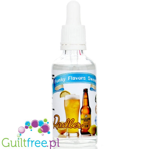 Funky Flavors Sweet Radler - sweetened rum food flavor, in the form of intensely sweetening flavor drops for dishes.