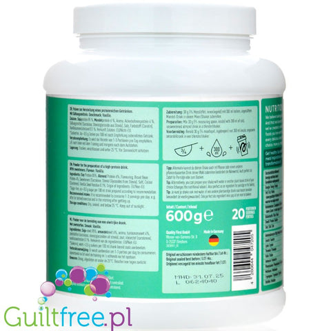 More Nutrition Total Vegan Protein Nuss-Nougat Praliné 0,6kg