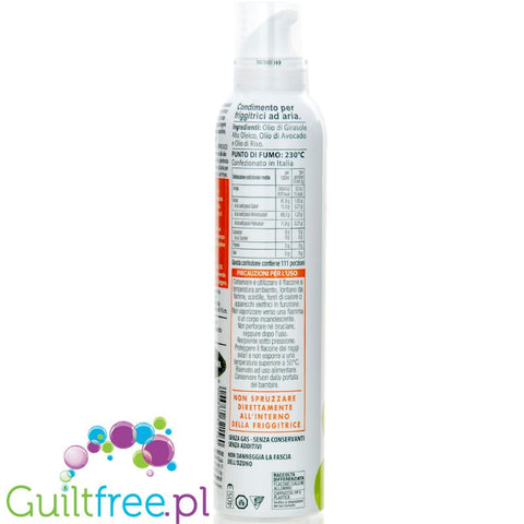 Mantova Olive Spray, for frying in an air fryer no propellants