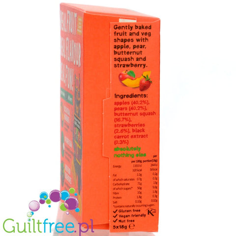 Bear Shark Bites Strawberry & Butternut single sachet