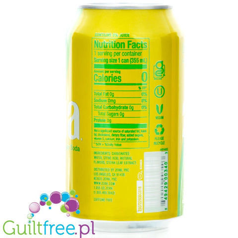 Zevia Zero Calorie Soda, Lemon Lime Twist